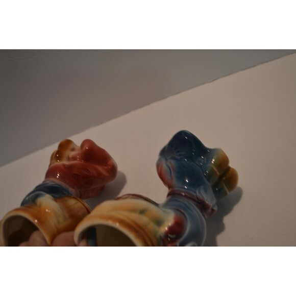 1950s Vintage Dutch Planters Kitsch Bucket Boy and Girl - Picture 6 of 8